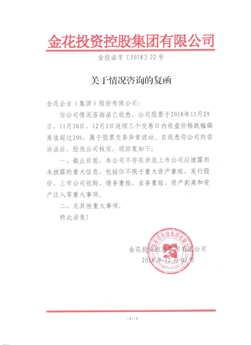 情况咨询函复函